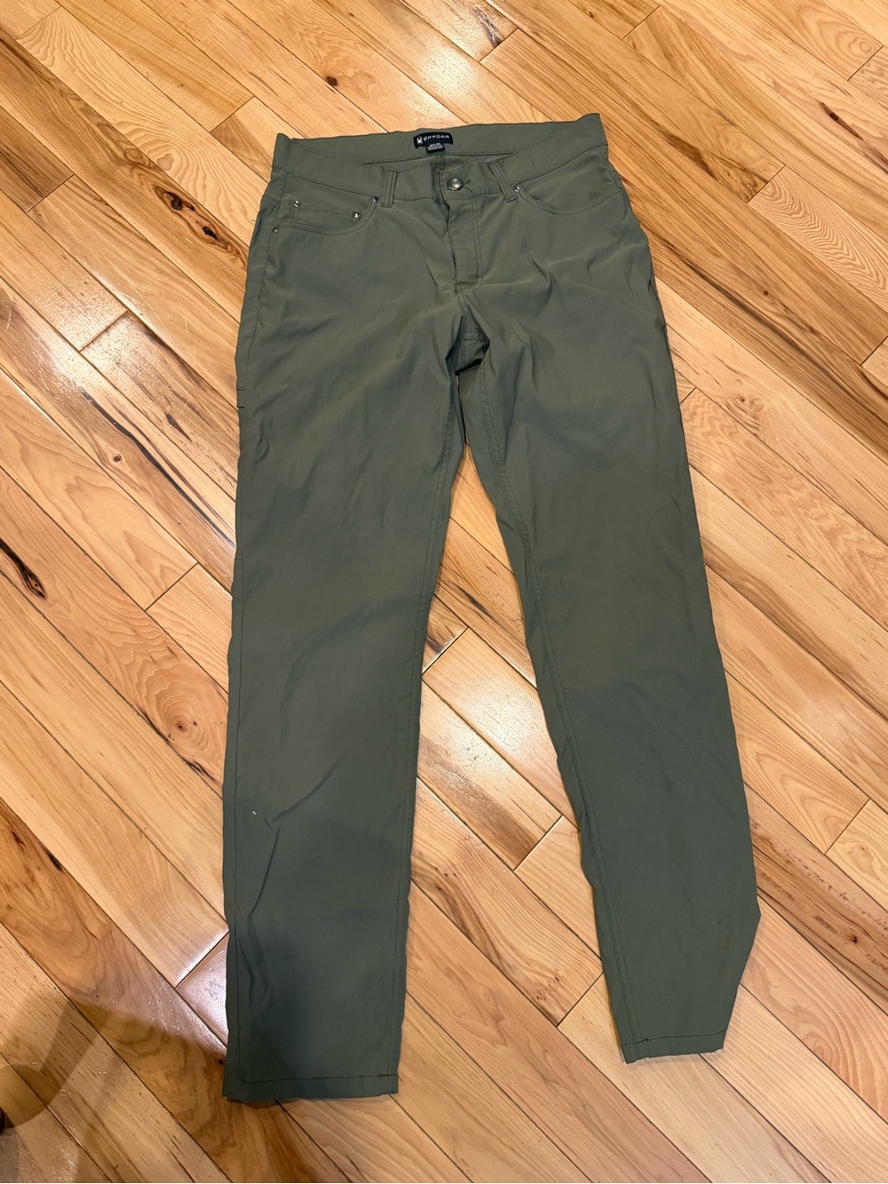 Men's Spyder Olive Green Casual Pants